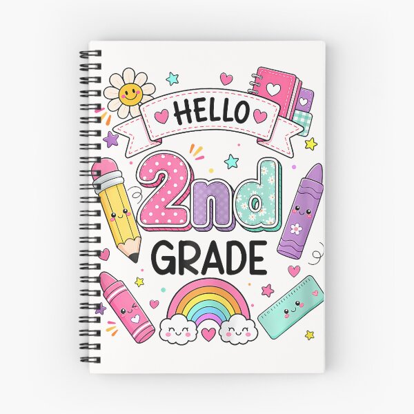 Item preview, Hello Second 2Nd Grade Girls Cute First Day Back To School designed and sold by T9AXER.