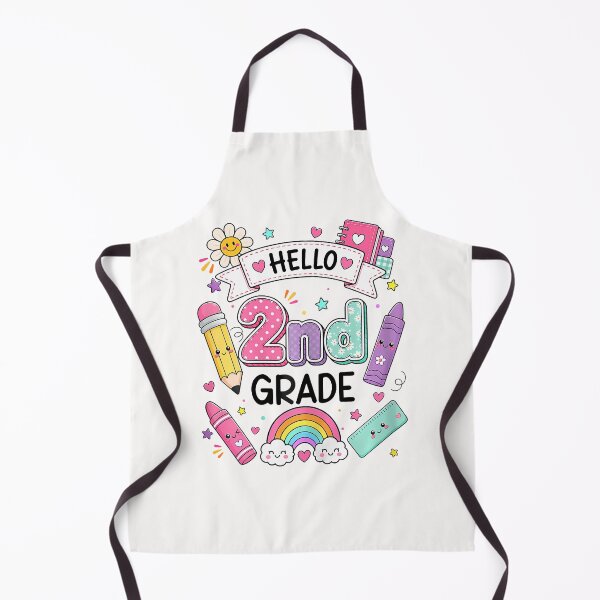 Item preview, Hello Second 2Nd Grade Girls Cute First Day Back To School designed and sold by T9AXER.