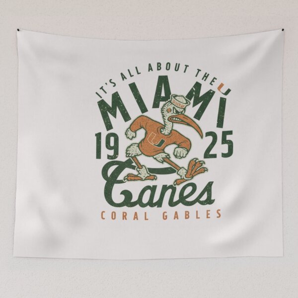 Item preview, Miami Hurricanes designed and sold by FaunaCanvas.