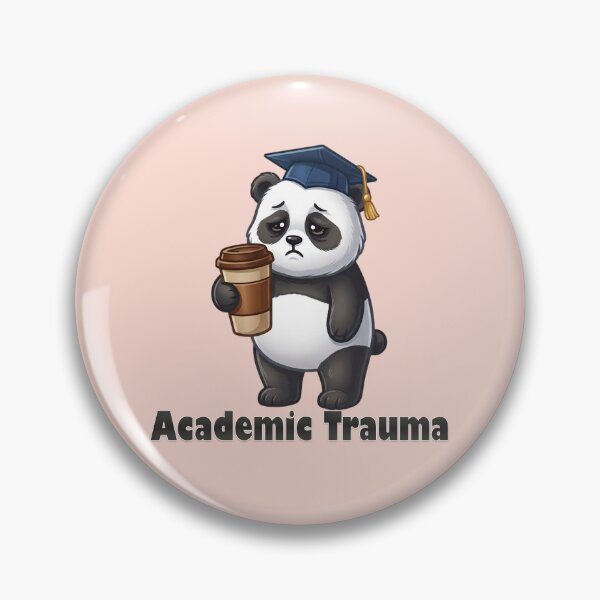 Item preview, Academic Trauma Cute Panda Graduation Coffee designed and sold by littlepiptales.