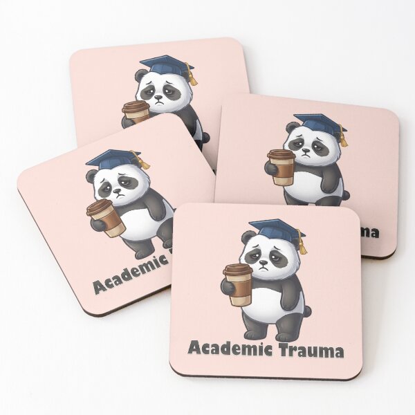 Item preview, Academic Trauma Cute Panda Graduation Coffee designed and sold by littlepiptales.