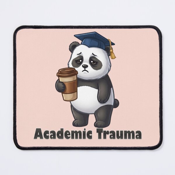 Item preview, Academic Trauma Cute Panda Graduation Coffee designed and sold by littlepiptales.