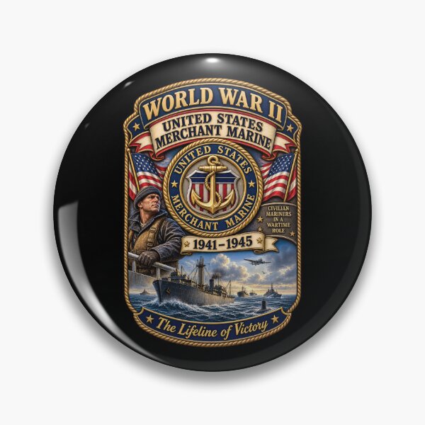 Item preview, United States Merchant Marine (USMM) - WWII - 3D - Enhanced designed and sold by Military Insignia Products.