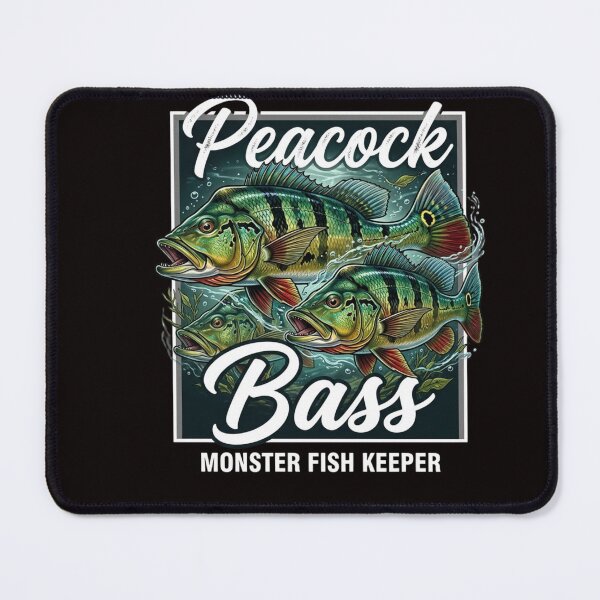 Item preview, Peacock Bass Fishing, Monster Fish Keeper Shirt Design, American Flag Fishing Graphic, Bass Fisherman designed and sold by w66aboo.