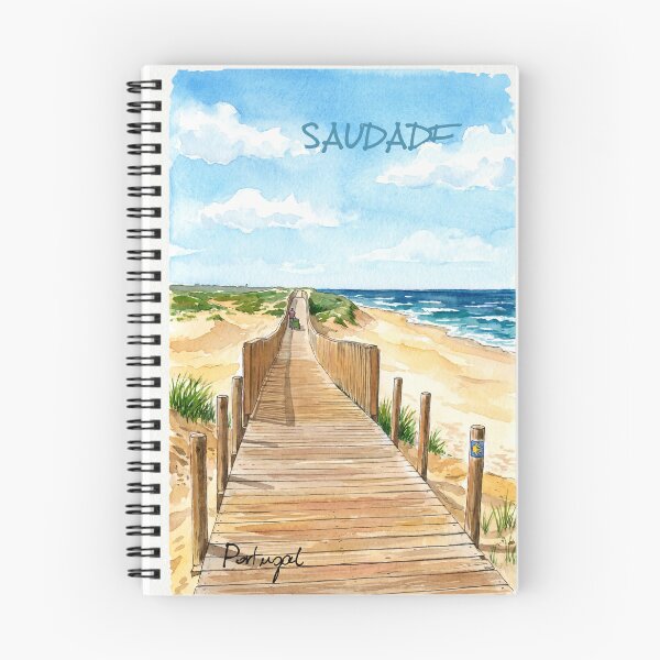 Item preview, Saudade Portugal – Aesthetic Watercolor Travel Design designed and sold by HappyLuckyJoy.