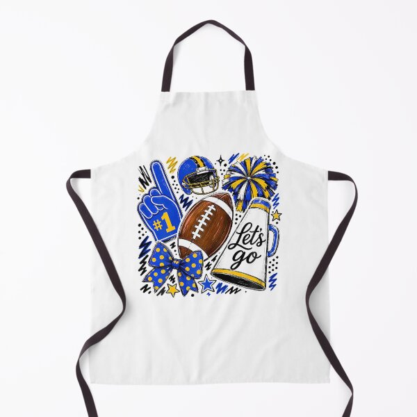 Item preview, Blue  Gold Game Day Team High School Football Cheer Mom designed and sold by T9AXER.