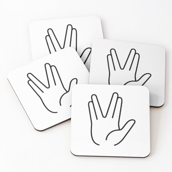 Item preview, Live Long And Prosper Minimalist Vulcan Salute designed and sold by Kate1art.