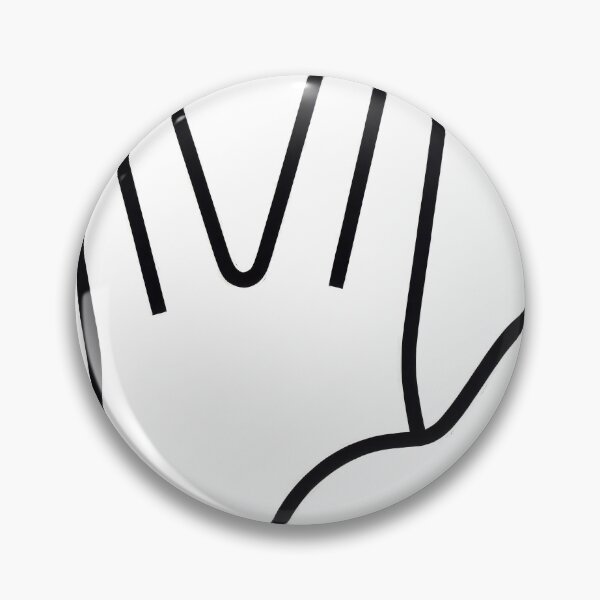 Item preview, Live Long And Prosper Minimalist Vulcan Salute designed and sold by Kate1art.