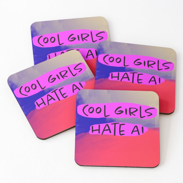 Item preview, Cool girls hate AI designed and sold by MMysteryArtist.