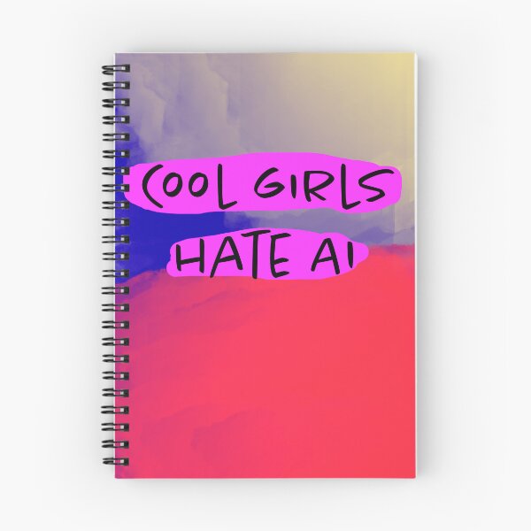 Item preview, Cool girls hate AI designed and sold by MMysteryArtist.
