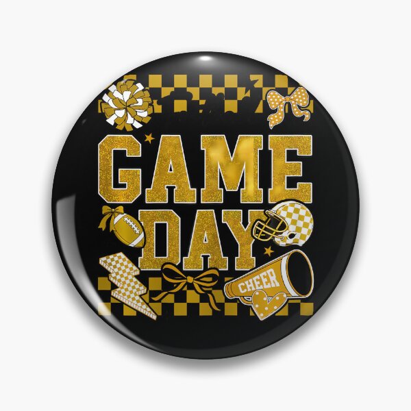 Item preview, Football Game Day Touchdown Season Cheer Team Spirit Gold designed and sold by T9AXER.