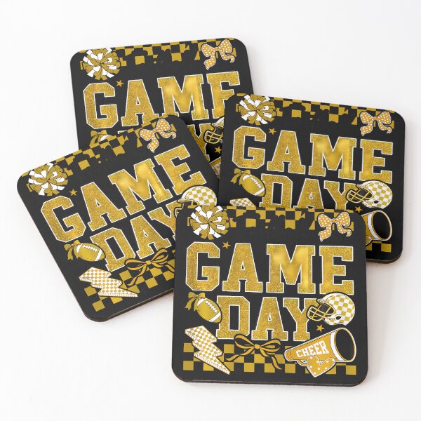 Item preview, Football Game Day Touchdown Season Cheer Team Spirit Gold designed and sold by T9AXER.