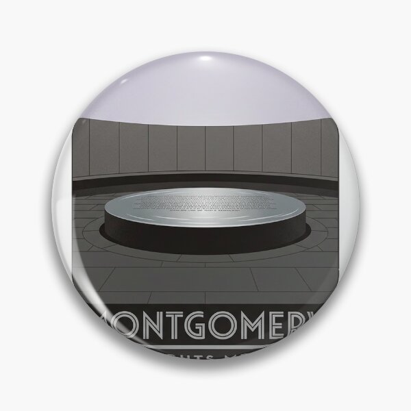 Item preview, Civil Rights Memorial Montgomery Alabama Art Deco Sticker designed and sold by DetourDgn.