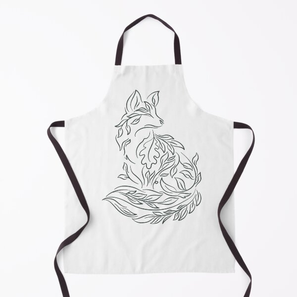 Item preview, Minimalist Leaf Botanical Fox Line Art designed and sold by BGMeYou.