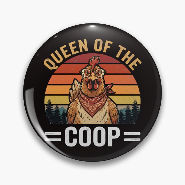 Item preview, Queen of The Coop - Chicken Mom & Chicken Lady Funny Quote designed and sold by w66aboo.