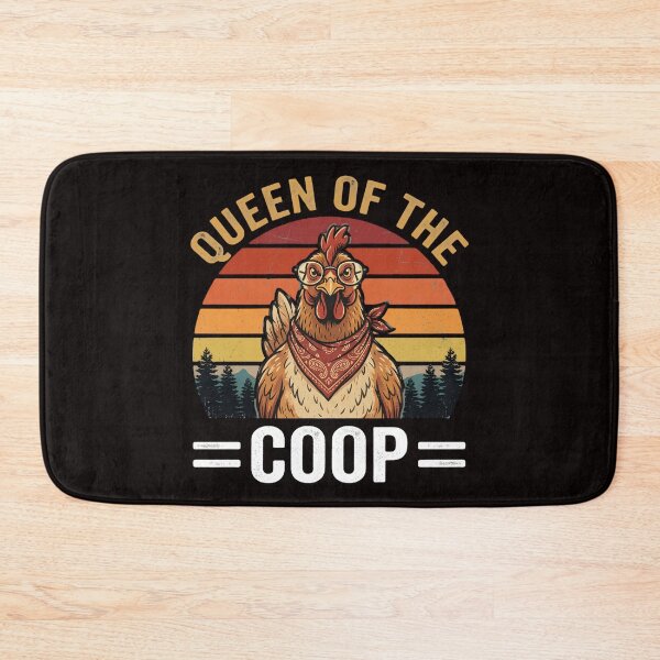 Item preview, Queen of The Coop - Chicken Mom & Chicken Lady Funny Quote designed and sold by w66aboo.
