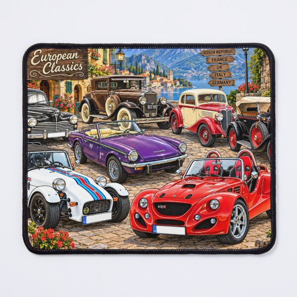 Item preview, European Classic Cars Puzzle designed and sold by TheThinglings.