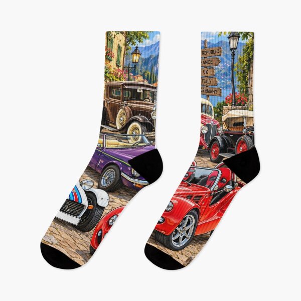 Item preview, European Classic Cars Puzzle designed and sold by TheThinglings.