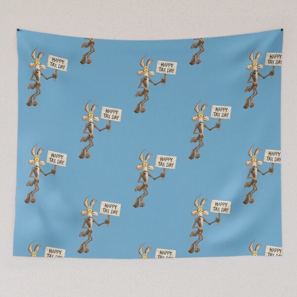 Item preview, Coyote vs ACME Happy Tax Day Movie Vintage Cartoon Art designed and sold by ZOHRR.
