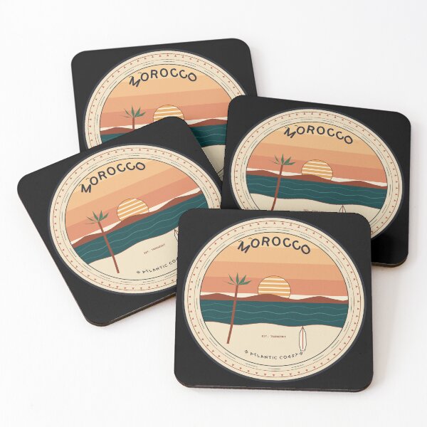 Item preview, Taghazout Surf Club – Morocco Retro Travel Patch designed and sold by Malssa.