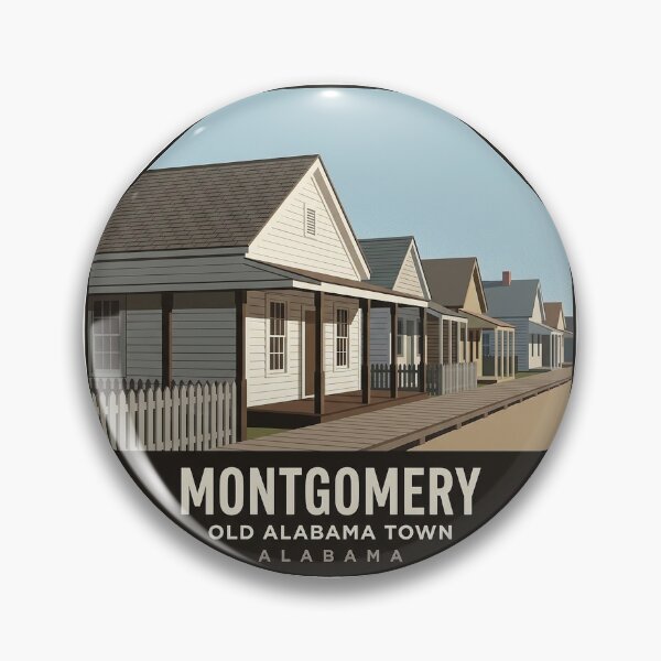Item preview, Old Alabama Town Montgomery Historic Village Sticker designed and sold by DetourDgn.