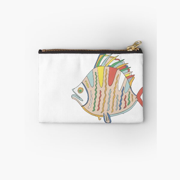 Item preview, Cream & Green Plaice Fish - Abstract Ocean Line Art designed and sold by iampaulmorris.