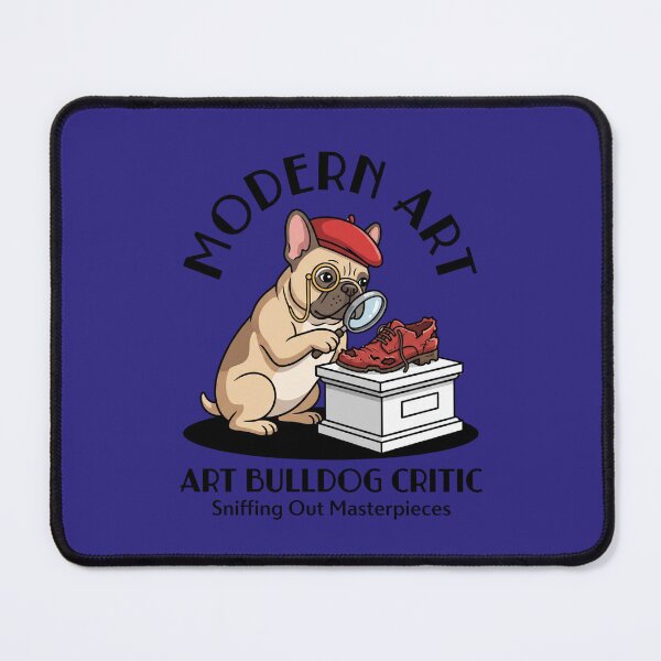 Item preview, French Bulldog Art Critic Inspecting Chewed Shoe Modern Art designed and sold by Rare By Hero.