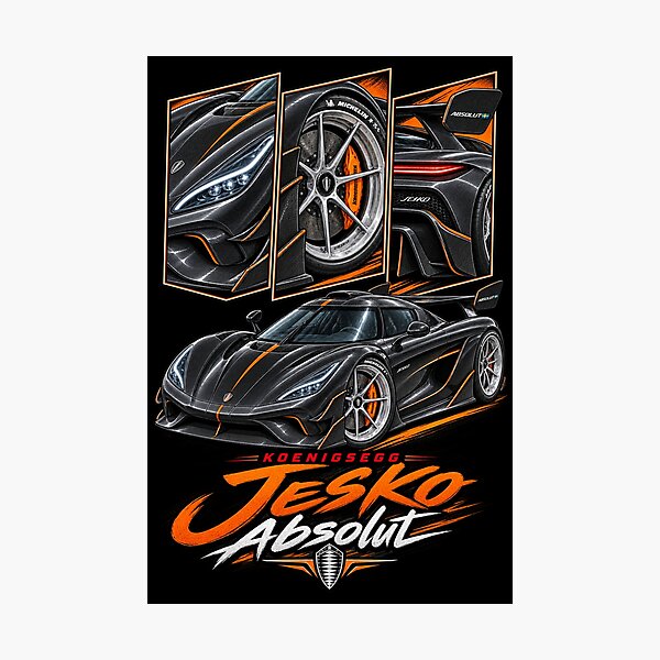 Item preview, Jesko Absolut Carbon Fiber designed and sold by Gabriela Mihai.