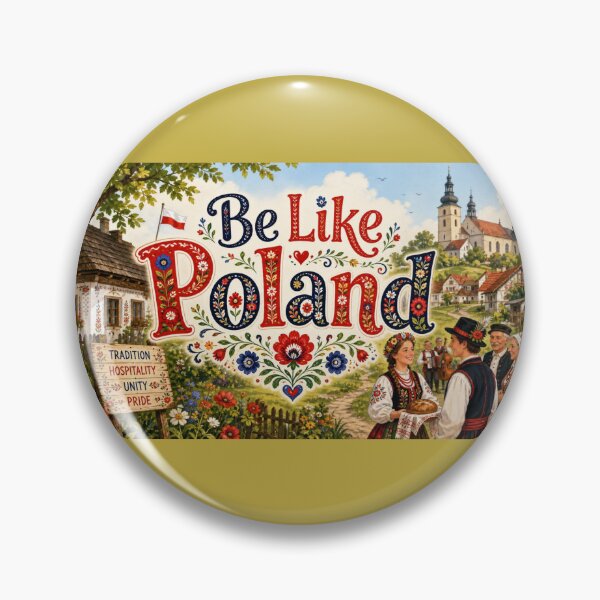 Item preview, Be Like Poland designed and sold by ArtCraftLab.