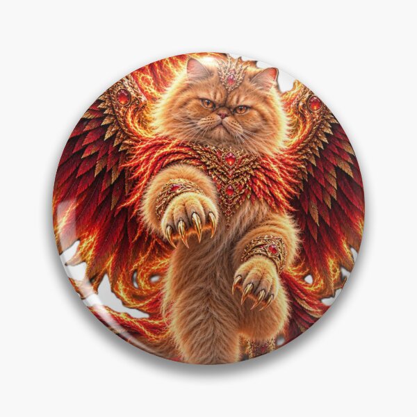 Item preview, Majestic Phoenix Cat Warrior designed and sold by tanaphon2333.