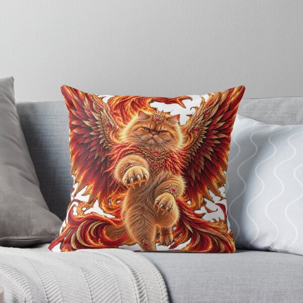 Item preview, Majestic Phoenix Cat Warrior designed and sold by tanaphon2333.
