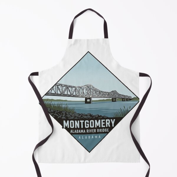 Item preview, Alabama River Bridge Montgomery Alabama Geometric Sticker designed and sold by DetourDgn.