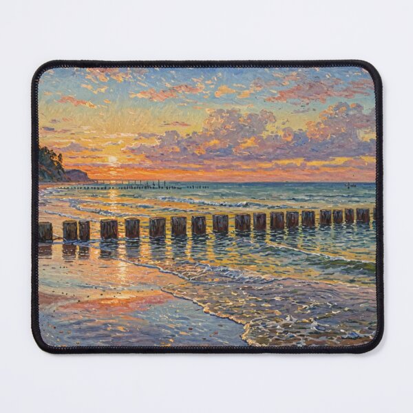 Item preview, Baltic Sea beach in the evening light designed and sold by sid1802.
