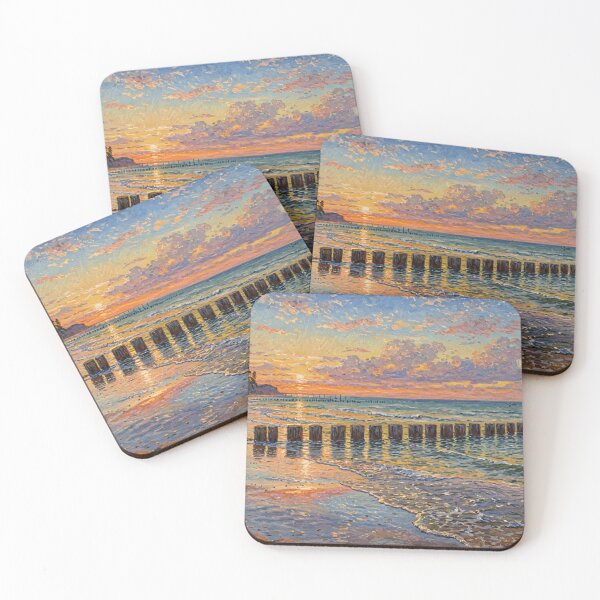 Item preview, Baltic Sea beach in the evening light designed and sold by sid1802.