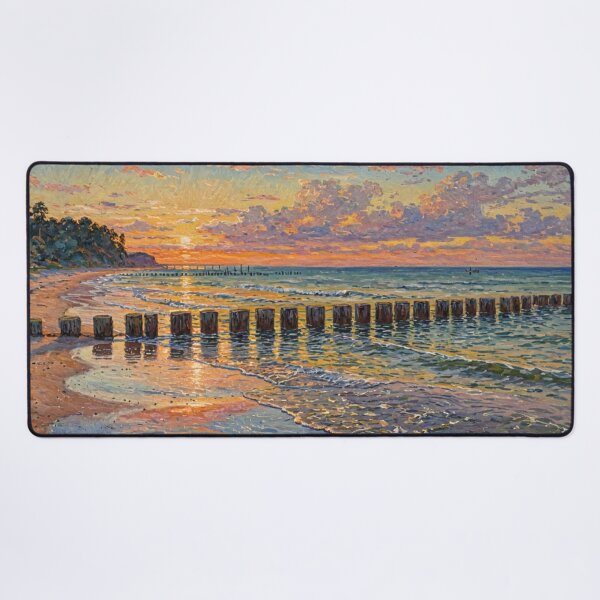 Item preview, Baltic Sea beach in the evening light designed and sold by sid1802.