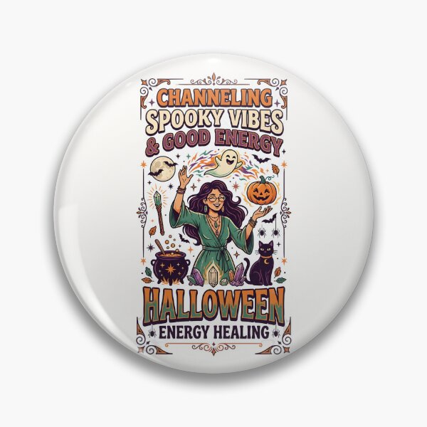 Artikelvorschau, Channeling, spooky vibes & good energy - Halloween for energy healers entworfen und verkauft von ParadoxParadox.