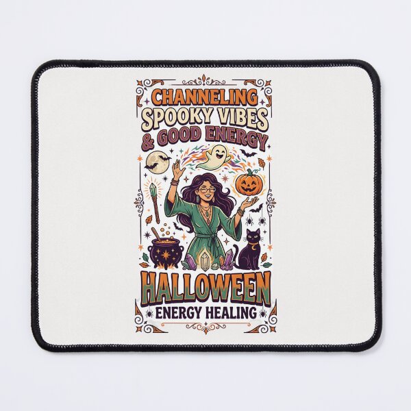 Item preview, Channeling, spooky vibes & good energy - Halloween for energy healers designed and sold by ParadoxParadox.