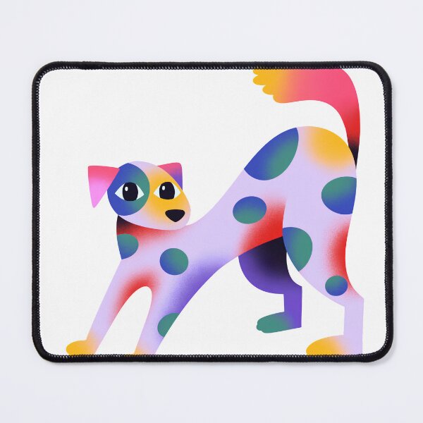 Item preview, Playful Spotted Dog – Vibrant Colorful Retro Puppy Art designed and sold by meghnad.