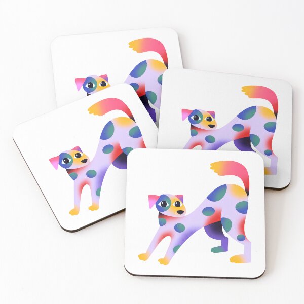 Item preview, Playful Spotted Dog – Vibrant Colorful Retro Puppy Art designed and sold by meghnad.