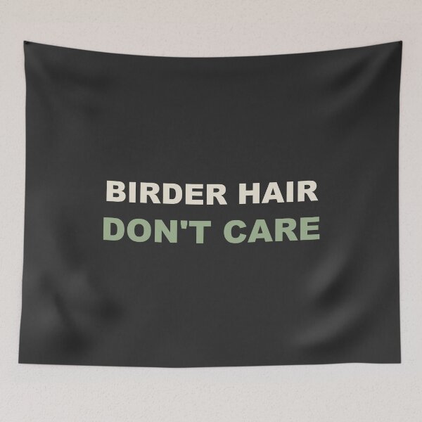 Item preview, Birder Hair Don't Care - Birdwatching designed and sold by RetroThreadWorks.