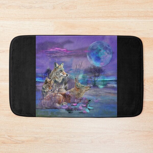 Item preview, Coyotes under a Mystic Moon designed and sold by Patricia Brown.