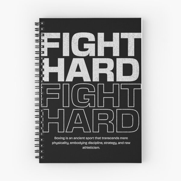Item preview, Fight Hard Boxing Motivational T-Shirt, MMA Gym Workout Shirt designed and sold by vec4u.