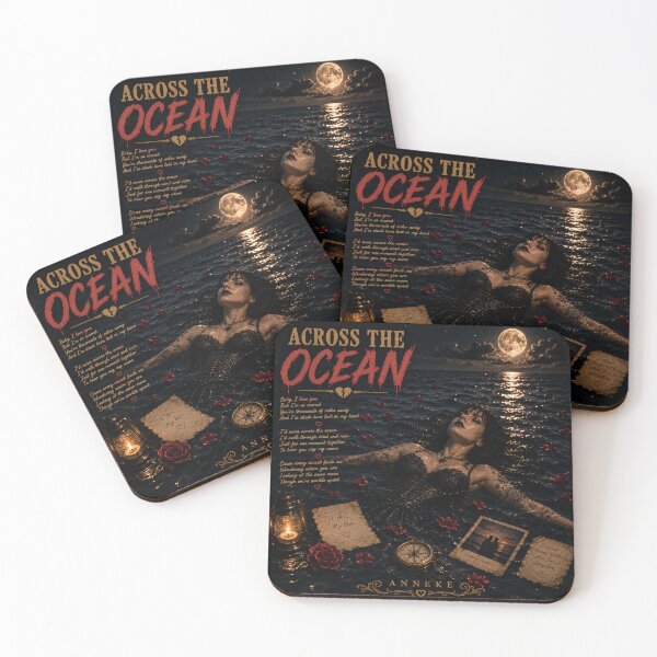Item preview, Across the Ocean Dark Romantic Artwork designed and sold by AnnekeJordaan.