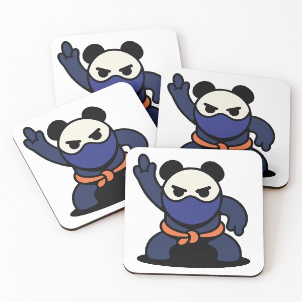 Item preview, Ninja Panda in Fighting Stance designed and sold by BysonDesigns.