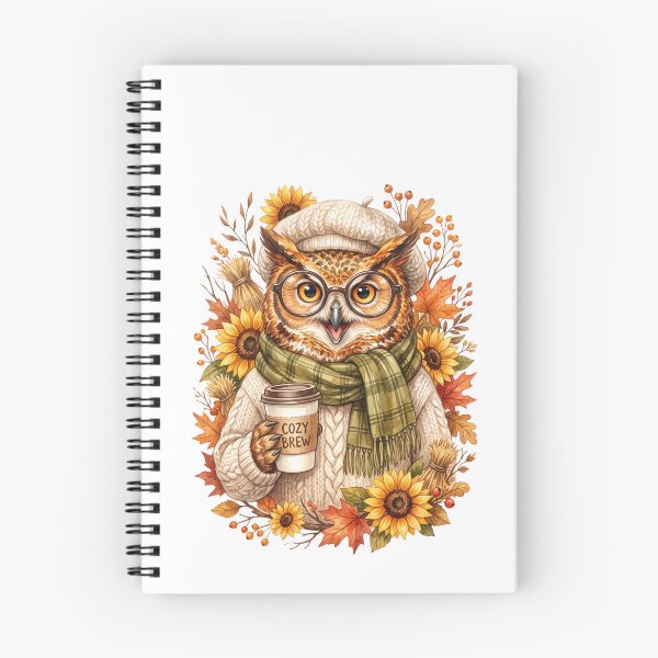 Item preview, Cozy Brew Owl designed and sold by Roy & Tiffany.