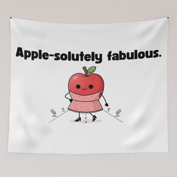 Item preview, Apple in a dress designed and sold by Rockveil Co..