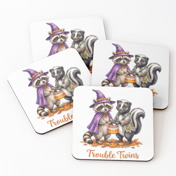 Item preview, Trouble Twins Skunk designed and sold by Roy & Tiffany.