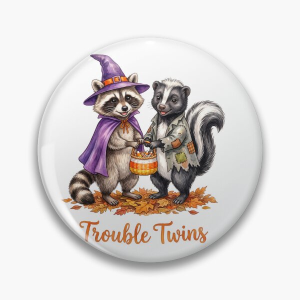 Item preview, Trouble Twins Skunk designed and sold by Tiffany Roy.