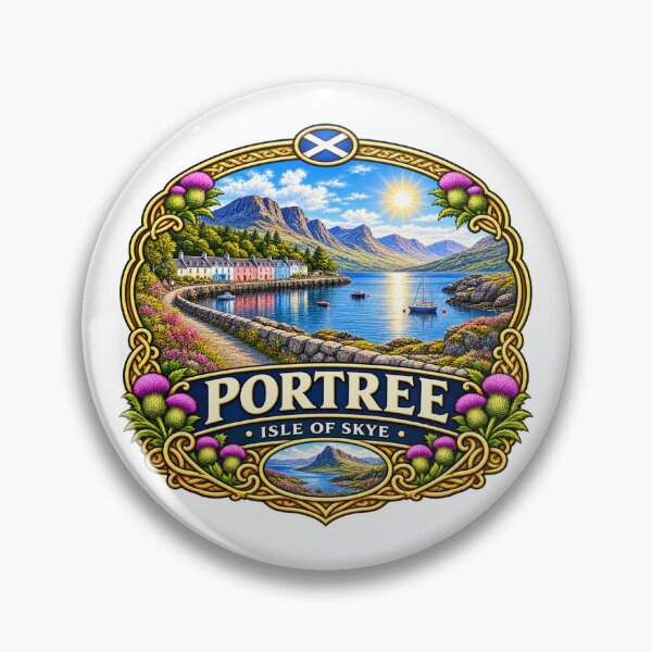 Item preview, Portree, Isle of Skye, Scotland designed and sold by Myra365Art.