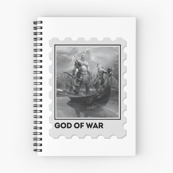 Item preview, God of War Kratos and Atreus Stamp - Norse Mythology Gaming designed and sold by minim.iart.